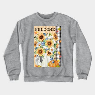 Welcome Pumpkin Bouquet Crewneck Sweatshirt